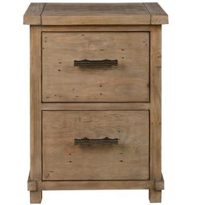 Kvj-Ca03 Reclaimed Wood Small Rustic French End Table Cabinet