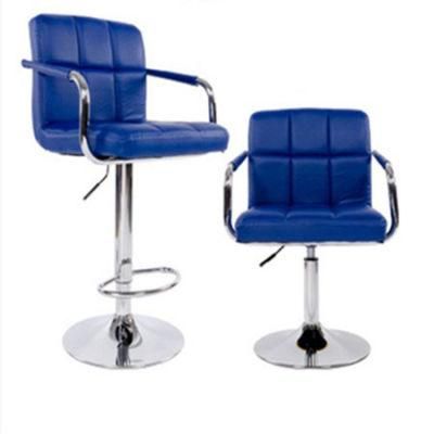 Modern Home Furniture Swivel Bar Stool Chair Leather Bar Chair with Armrest