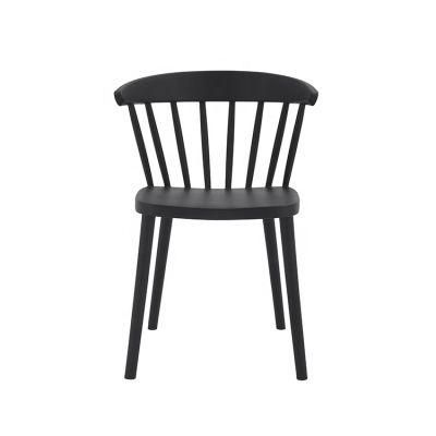 Nordic Design Simple Office Room Furniture Negotiation Dining Room Assemble PP Base Dining Plastic Chair for Office Restaurant