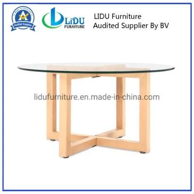 Best Sale Wooden Round Coffee Tables Simple Side Table Round End Table Glass Table Top Nursery Tables Chairs