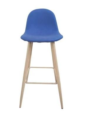 Factory Direct Price Modern Design Nordic Retro Chair Industrial Style Cafe Leather Bar Stools High Chair
