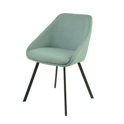 High Quality Dining Room Corner Tub Modern Dining Chair with Metal Legs