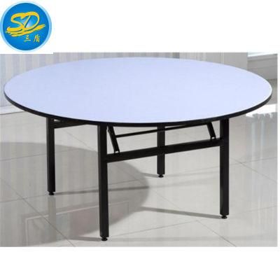 Popular Plywood Banquet Event Wedding Hotel Rental PVC Dining Table