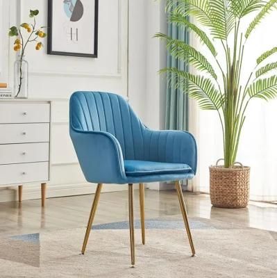 Wedding Leisure Living Room Simple Style Design Fabric Dining Chairs