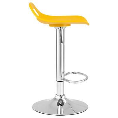 Best Selling PVC Fabric Adjustable Casual Bar Chair for Kitchen Modern Swivel Bar Stool