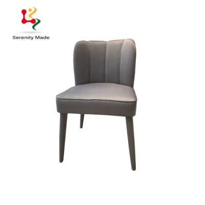 Restaurant Furniture Wooden Legs Upholstered Seat &amp; Back Dining Chairs