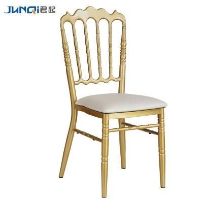 Factory Cheap Flower Shape Back Event Party Gold Chiavari Chair