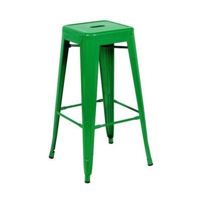 Stacking School Dining Room Restaurant Canteen Metal Stool Table Set