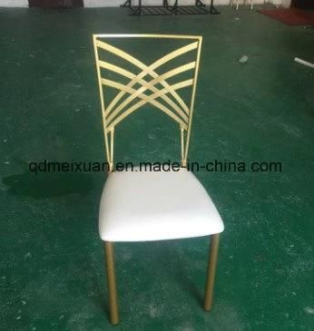 Bamboo Chair Metal Outdoor Wedding Chair Factory Party Hotel Restaurant Chair (M-X3225)