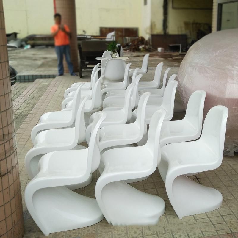 2022 Colorful Modern Restaurant Kitchen Cafe Design Sillas Plasticas Chaise Stackable Dining Plastic Chair