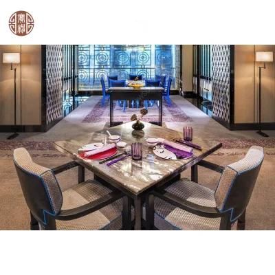 4~5 Star Hotel Project Restaurant Dining Table Sets for Sale