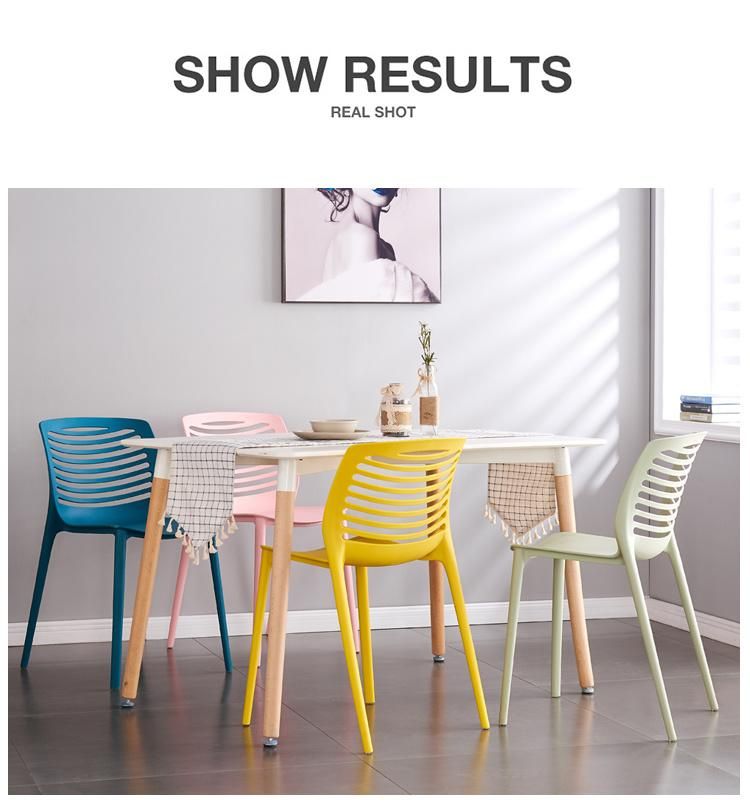 Hot Selling Modern Designer Furniture Stackable PP Plastic Dining Chair