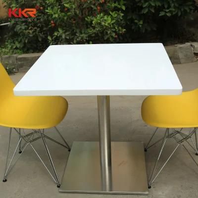 Acrylic Solid Surface Dining Table Coffee Table Dining Table Buffet Table Hotel Furniture Retaurant Table