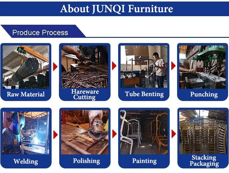 Removable Wedding Event Furniture Round Back Stainless Steel Chair