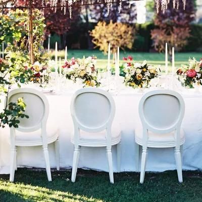 Strong and Durable Outdoor Wedding Furniture Round Back Elegant Chair