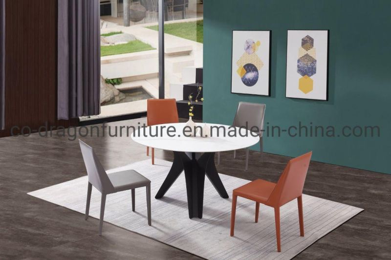 Modern Home Furniture Round Dining Table Sets with Marble Top