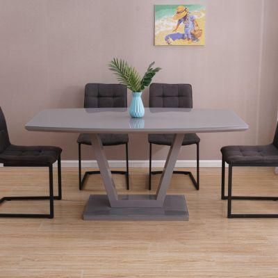 Modern Furniture Dining Table Luxury 6 Chairs Stone Ceramic Marble Dining Table