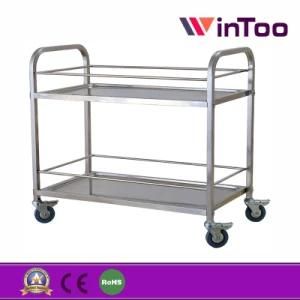 Top-Rated Stainless Steel Square- Tube Hotel Servicing Cart (BTD-L2)