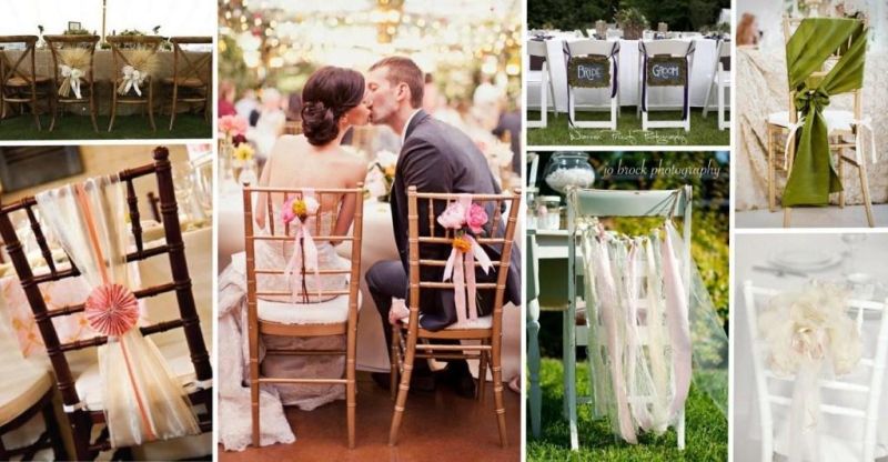 Multiple Colors Available Wedding Event Chiavari Chair Decoration Sash