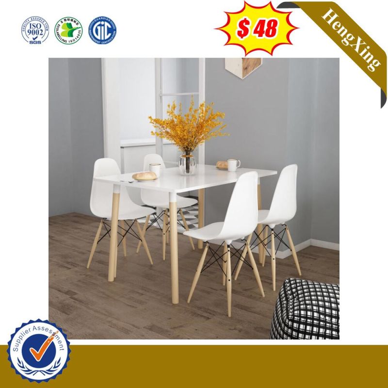 Big Size Veneer MDF Wooden Living Room Home Dining Table