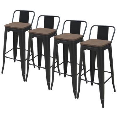 New Product Commercial Chair Wooden Cushions Tolixes Bar Chair