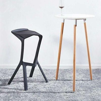 Modern High Bar Furniture Wooden Legs Round Bar Table