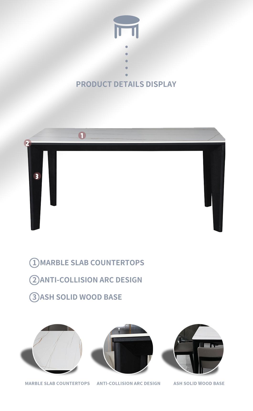 Living Room Home Furniture Solid Wood Dining Table