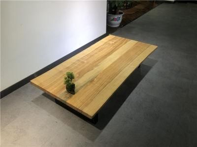 Custom Oak/Teak Wood Working River Resin Dining Table Top for Luxury Furniture