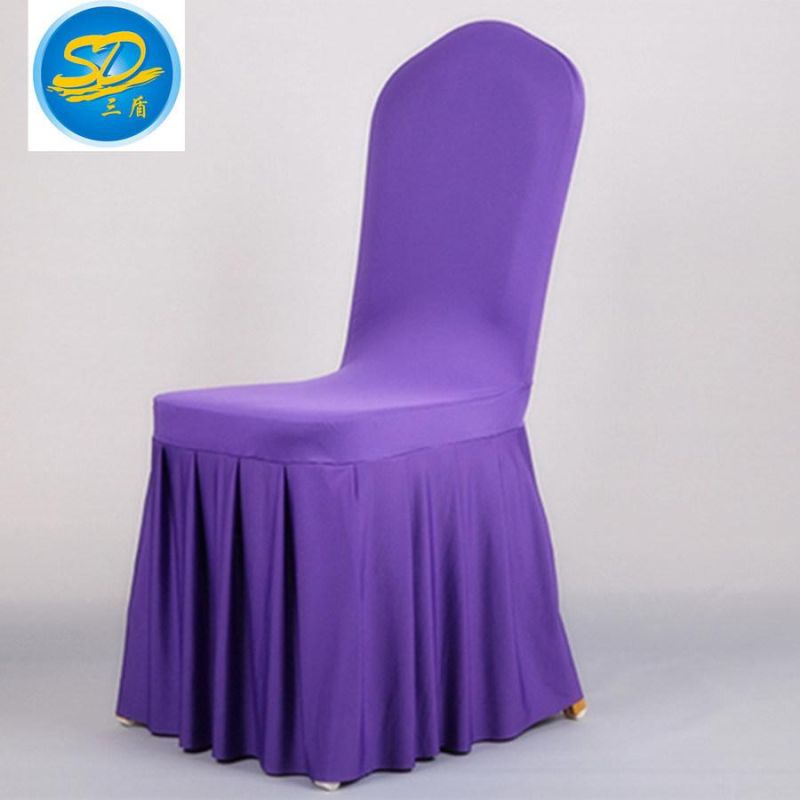 Special Skirt Design Hotel Banquet Spandex Polyester Chair Cover