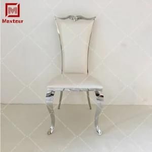 Cheap King Throne Silver Steel Chairs for Event Party