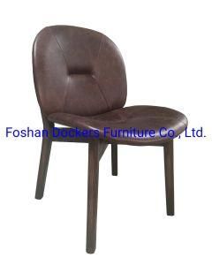 Cuba Brown Vintage Real Leather Wooden Chair UK Chair USA Chair Chinese Chair Dining Chair Meeting Chair Dress Chair