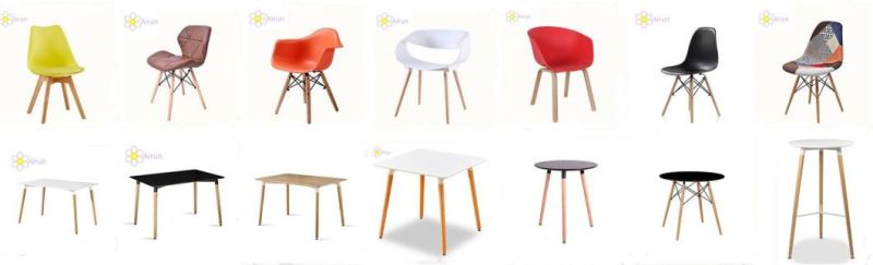 Nordic Style Simple Office Leisure Negotiation Chair PP Plastic Backrest Creative Personality Dining Table and Chair