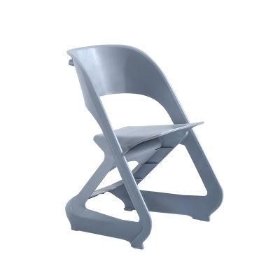 Outdoor Plastic Armless White Dining Chair Modern Beach Nordic Restaurant Chair Stacking PP Garden Chair for Dining