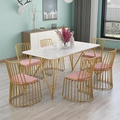 High Back Fabric Furniture Dining Chair