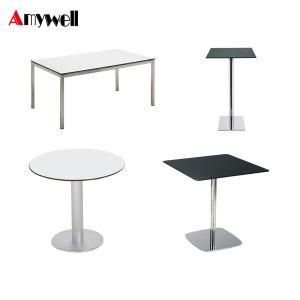 Amywell High Density Anti-Abrasive Durable Solid Core Compact HPL Dining Table Top for Sale