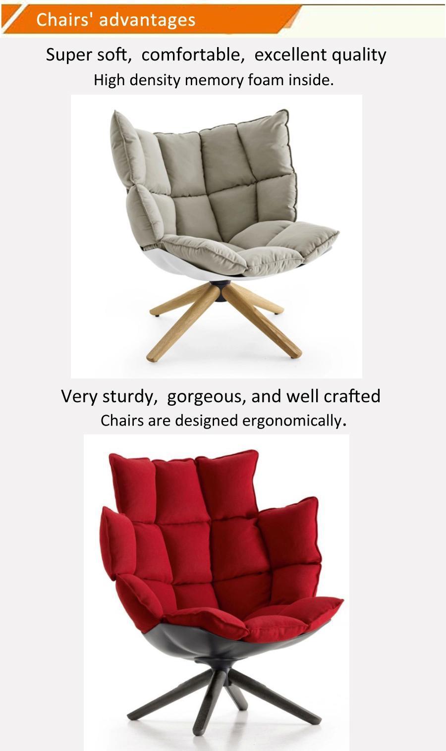 Contemporary Style Fabric Modern Luxury Restaurant Coffee Shop Living Room Dining Chairs