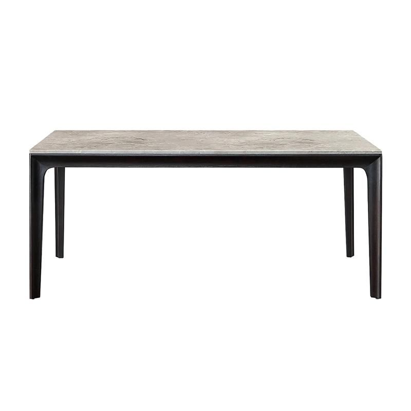 Home Dining Room Furniture Wooden Base Marble Top Dining Table for Project