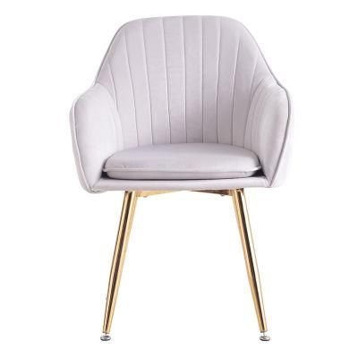 Modern Nordic Style Hollow Velvet Dining Room Chair for Home Hotel Restaurant Furniture