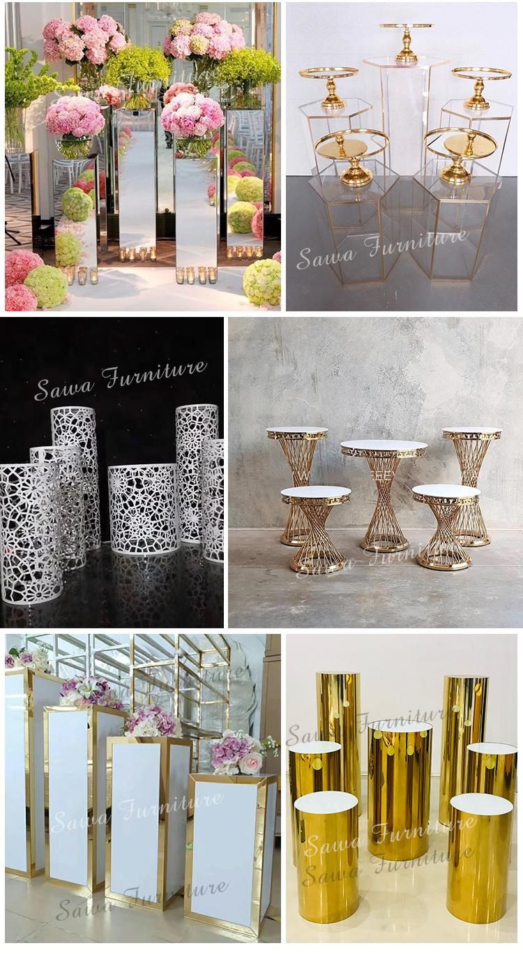 Hot Sale Gold Wedding Decorations Cake Stand for Wedding Wholesale