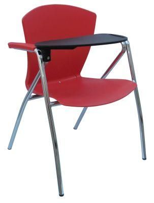 Modern Furniture Metal Leg Plastic Meeting Student Chair with Tablet