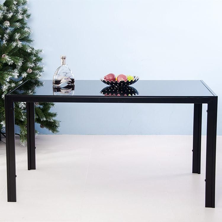 Best Price Modern New Desigjn Metal Frame Rectangular Extensible Dining Table
