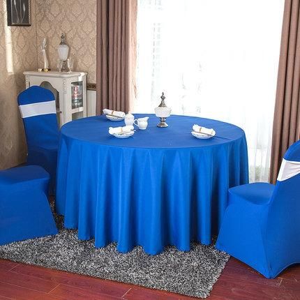 Customized Size PVC Folding Round Table Polyester Table Cloth