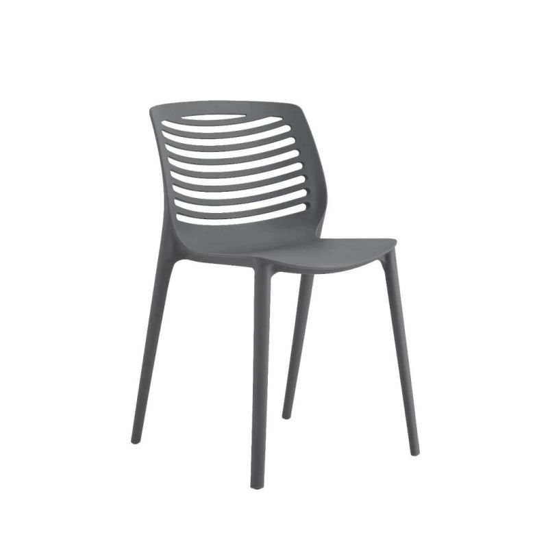 High Quality Best Price Dining Room Furniture Stackable Dining Chairs PP Plastic Chair