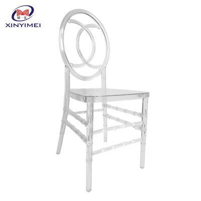 China Cheap Crystal Tiffany Resin Phoenix Clear Chiavari Chair