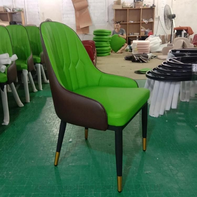 Luxury Dining Room Furniture Green Restaurant Chairs (SP-EC205)