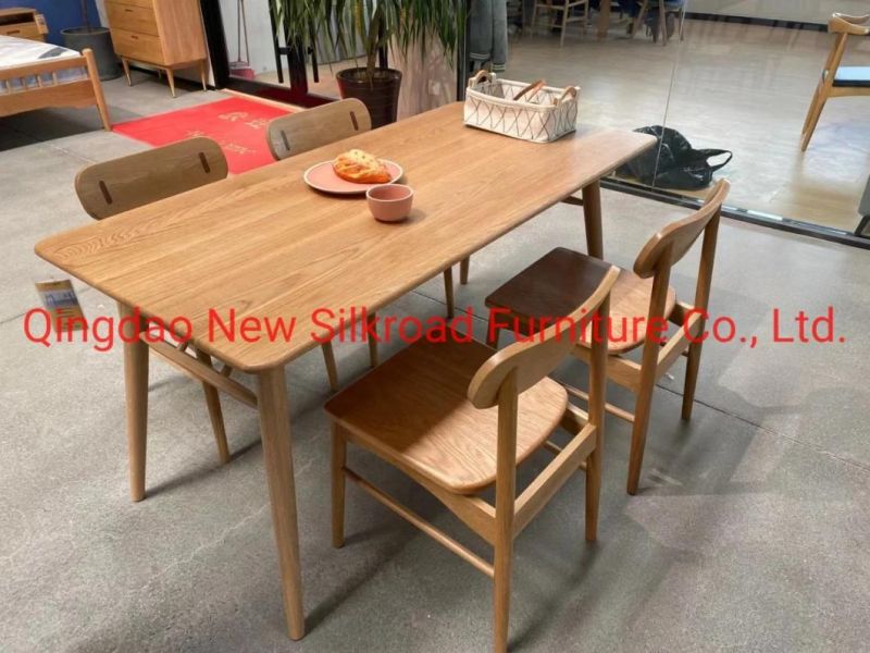 High Quality Solid Wood Home Furniture MID Century Dining Chair Made of Oak for Dining Room (restaurant)