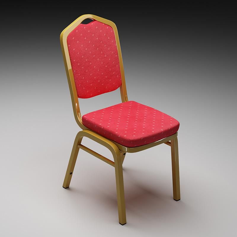 Wholesale Stackable Metal Hotel Wedding Armless Dining Silla Banquet Chair