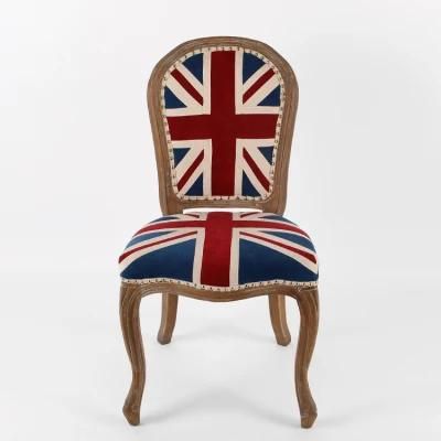 Kvj-7155 Antique Upholstery Dining Room UK Style Dining Chair