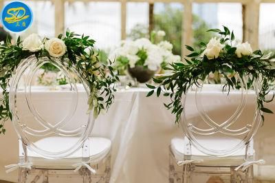 Wedding Event Resin/PC Acrylic Crystal Chiavari Ghost Infinity Tiffany Pheonix Chair for Dining