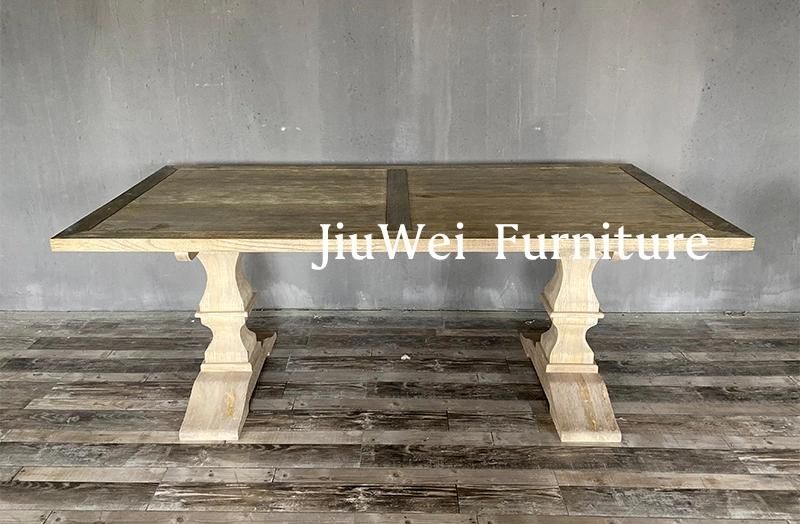 New Style Dining Room Furniture Solid Oak Wood Dining Table